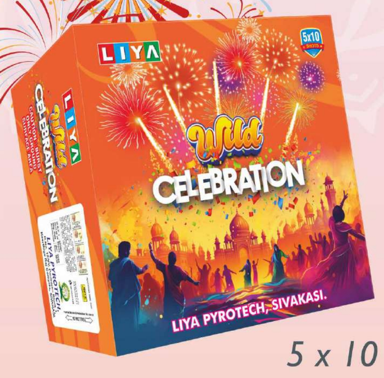 5 x 10 Wild Celebration