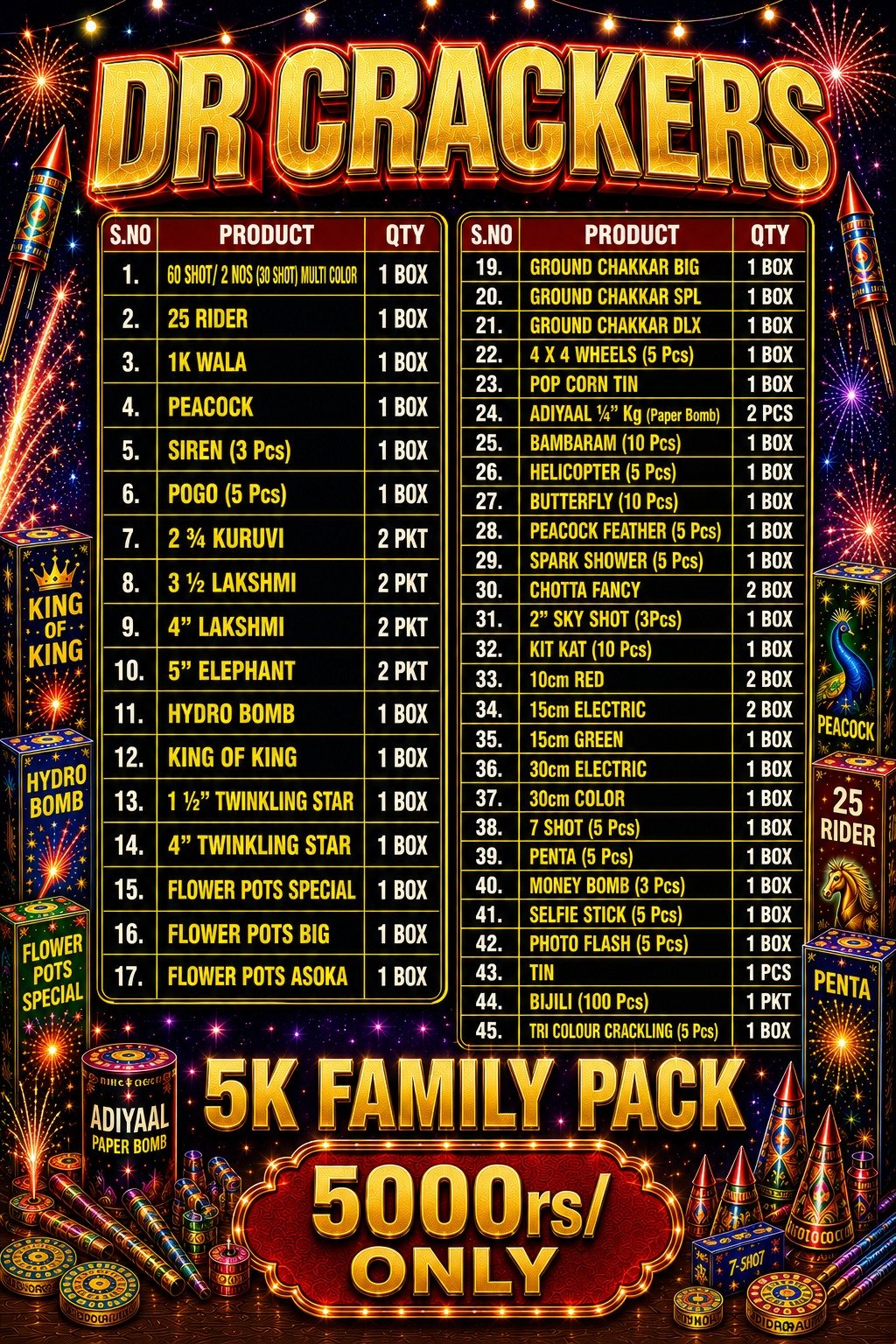 5K FAMILY PACK