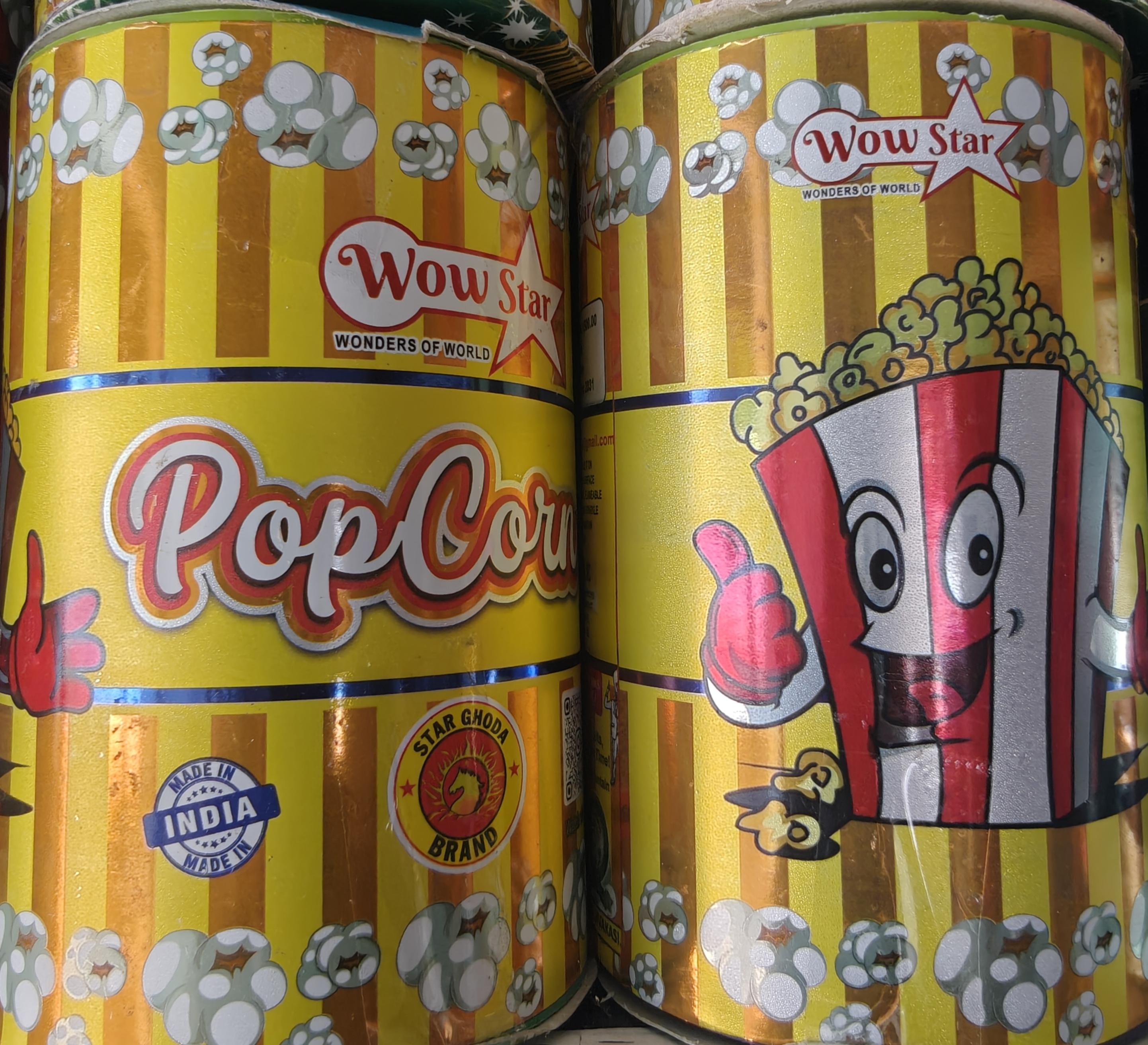 6" Popcorn Tin