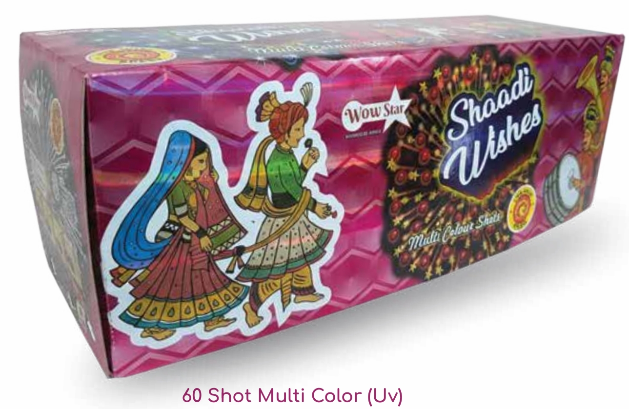 60 Shot Multi Colour Spl