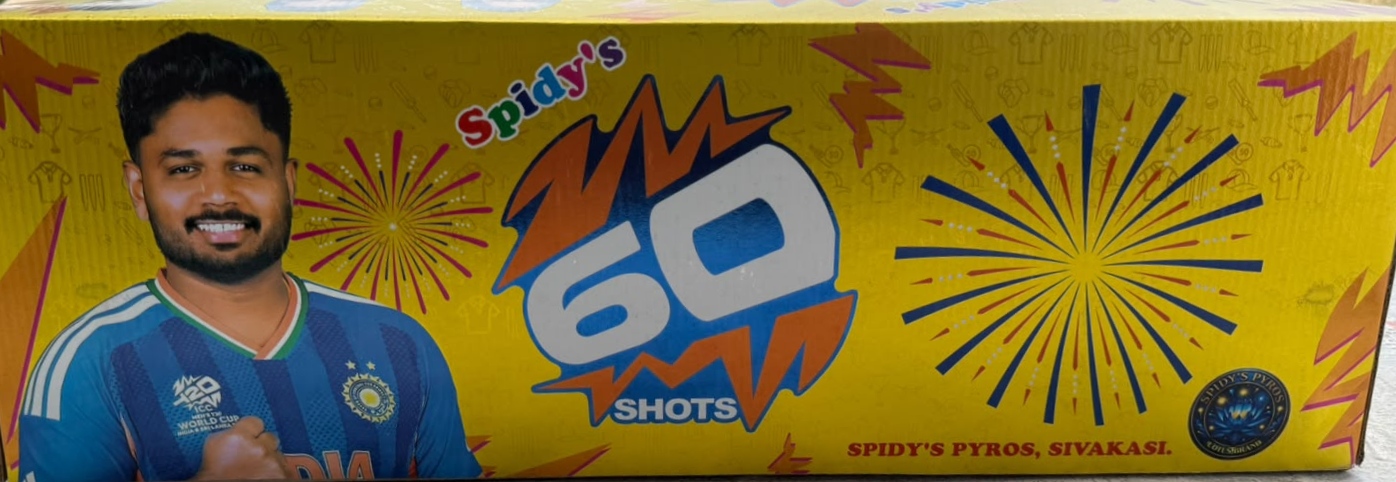 60 Shot Multi Colour