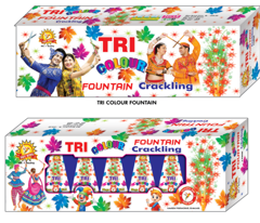 Tri Colour Crackling Fou