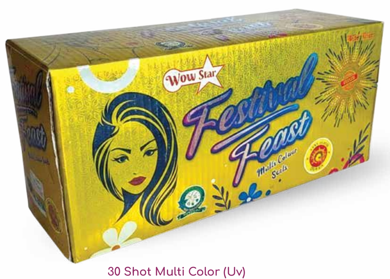30 Shot Multi Colour Spl